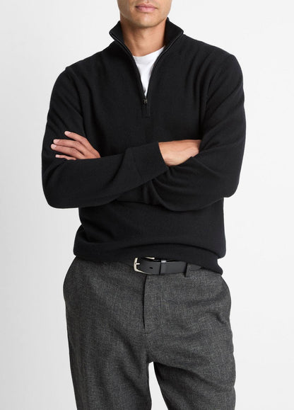 Cashmere Quarter-Zip Sweater in Quarter Zip