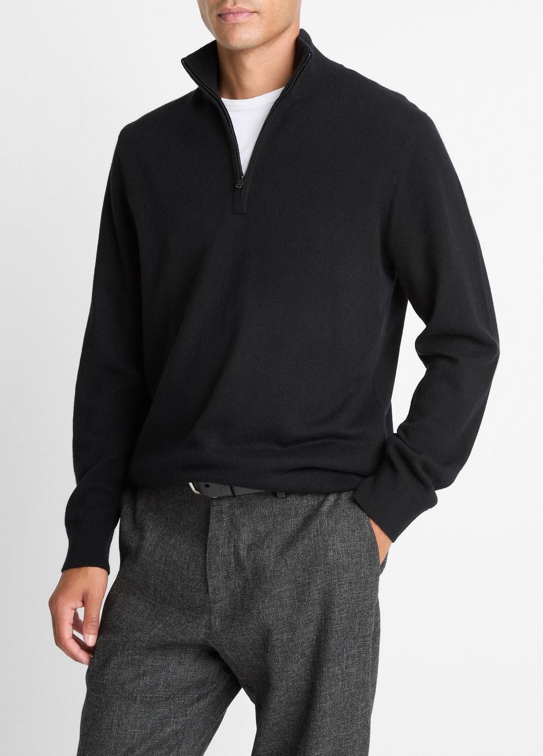 Cashmere Quarter-Zip Sweater in Quarter Zip