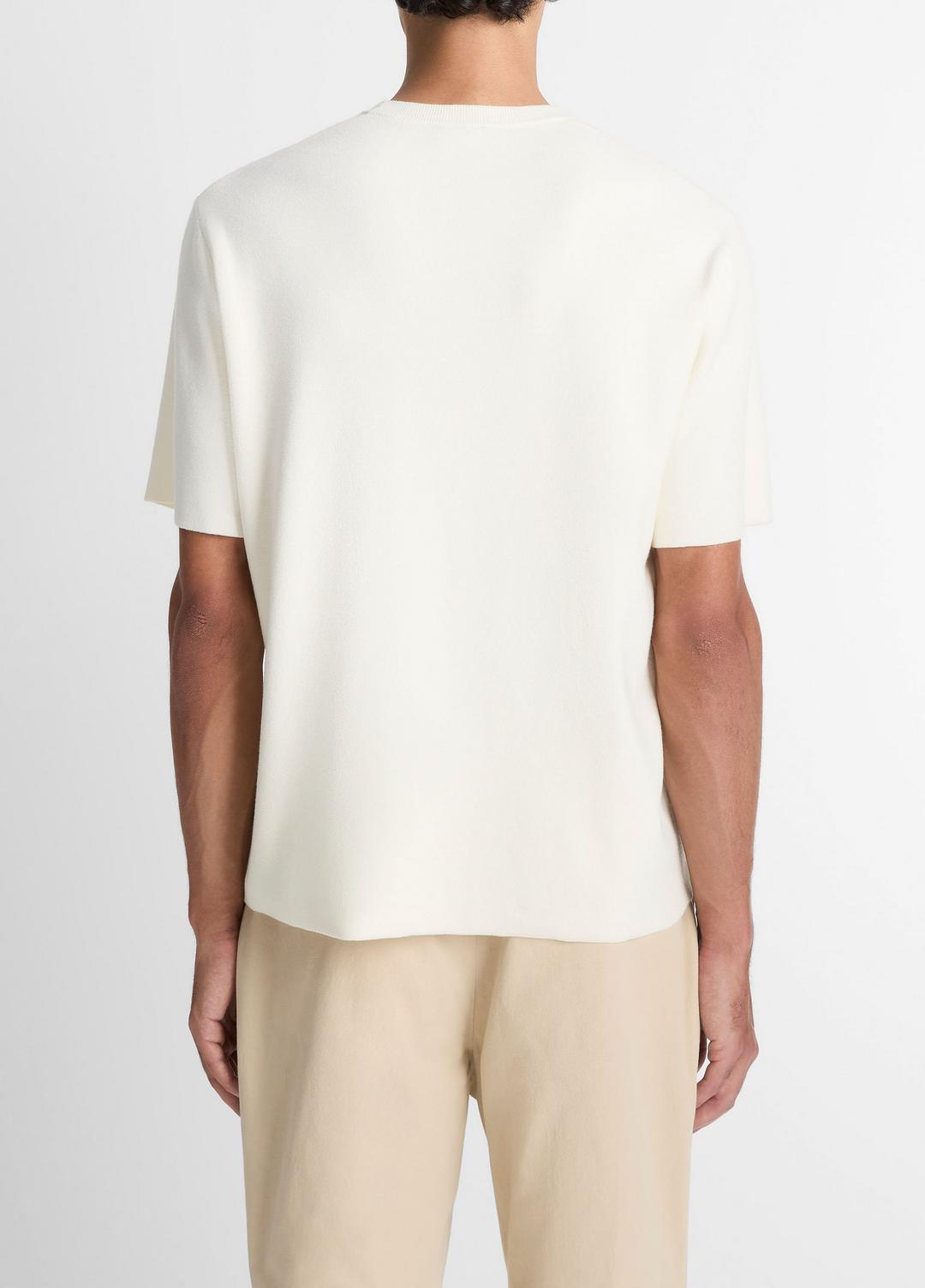 Milano Short-Sleeve Crew Neck Sweater in Crew Neck