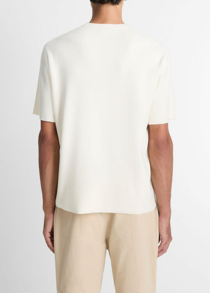 Milano Short-Sleeve Crew Neck Sweater in Crew Neck