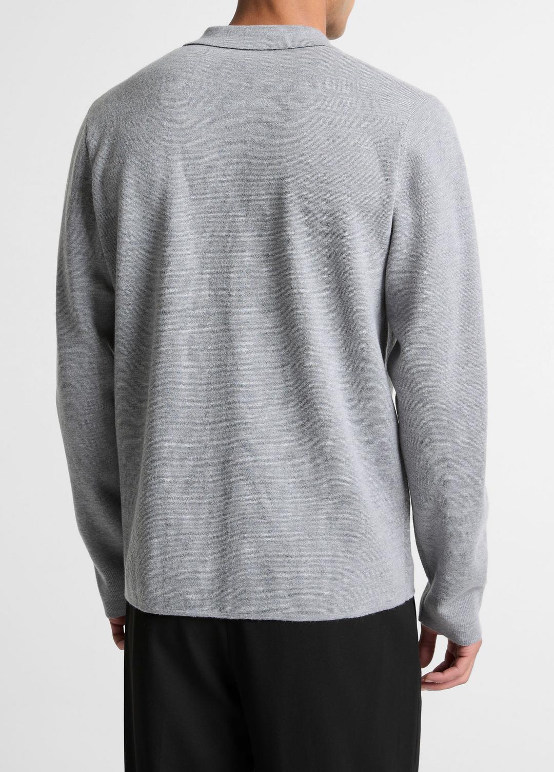 Italian Merino Wool Milano Polo Sweater in Sweaters