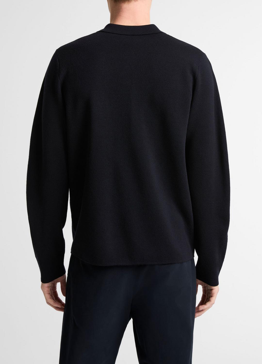 Italian Merino Wool Milano Polo Sweater in Sweaters