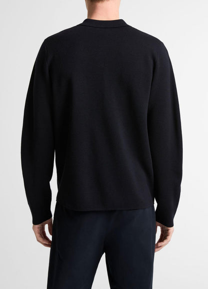 Italian Merino Wool Milano Polo Sweater in Sweaters