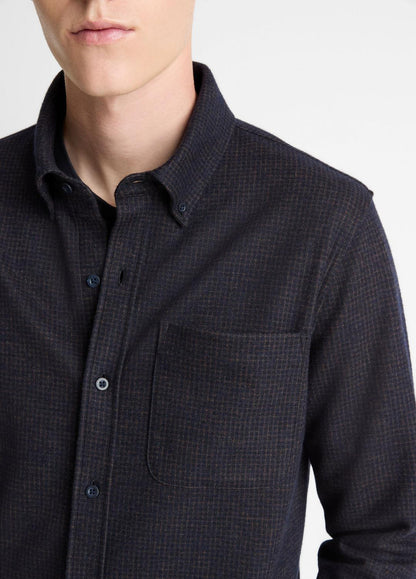 Tattersall Plaid Button-Down Shirt in Long Sleeve