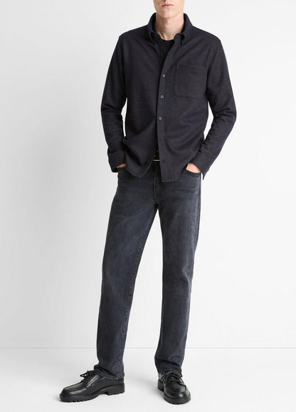 Tattersall Plaid Button-Down Shirt in Long Sleeve