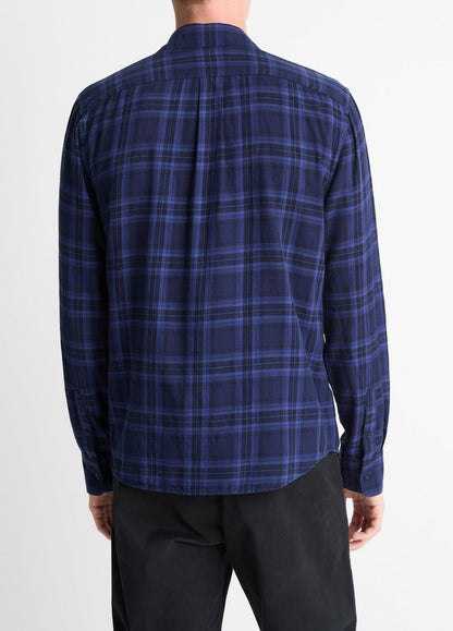 Big Horn Plaid Cotton Button-Front Shirt in Long Sleeve