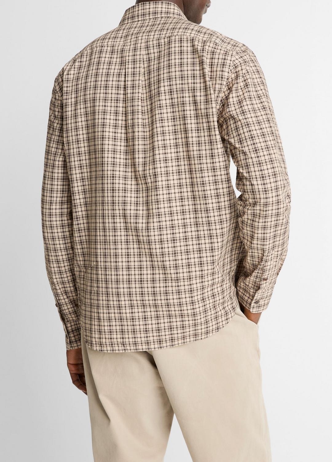 Great Falls Plaid Cotton Button-Front Shirt in Long Sleeve
