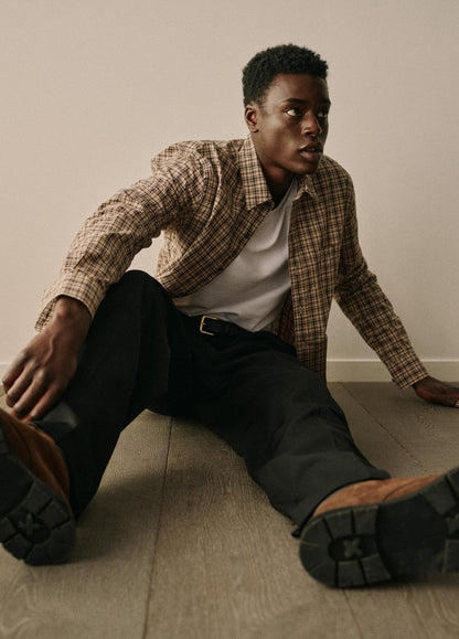 Great Falls Plaid Cotton Button-Front Shirt in Long Sleeve