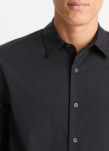 Stretch-Cotton Poplin Shirt in Long Sleeve