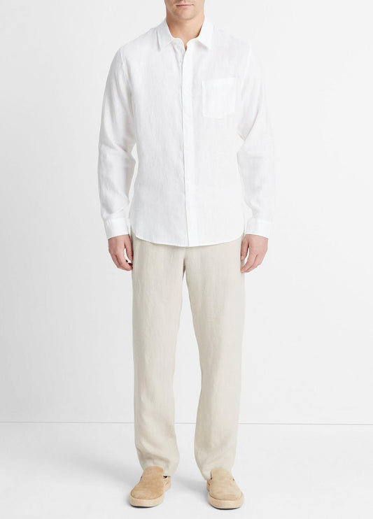 Linen Long-Sleeve Shirt in Long Sleeve