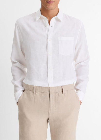 Linen Long-Sleeve Shirt in Long Sleeve