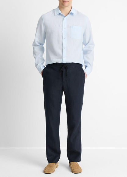 Linen Long-Sleeve Shirt in Long Sleeve