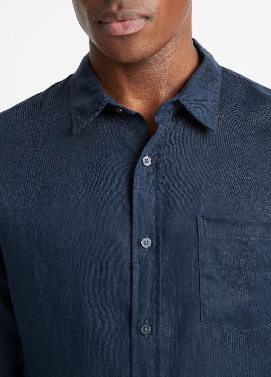 Linen Long-Sleeve Shirt in Long Sleeve