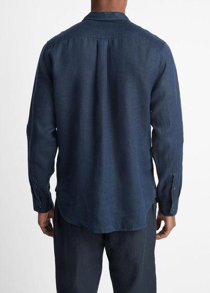 Linen Long-Sleeve Shirt in Long Sleeve