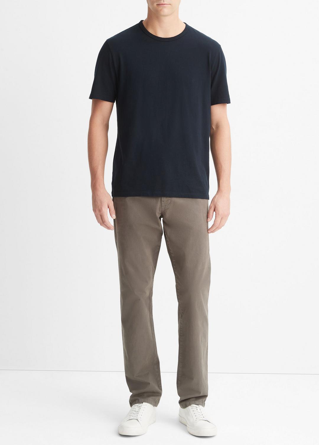 Garment Dye Cotton T-Shirt in T-Shirts & Polos