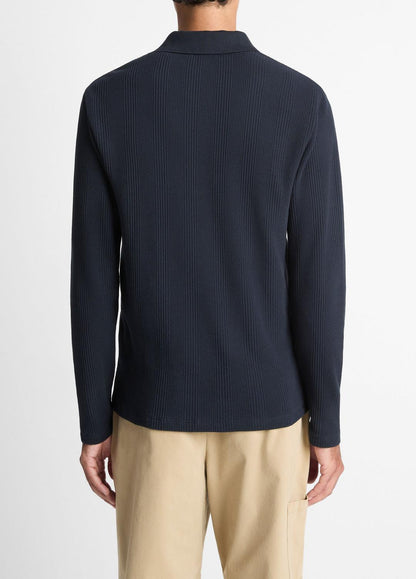 Variegated Cotton Polo Shirt in Henleys & Polos