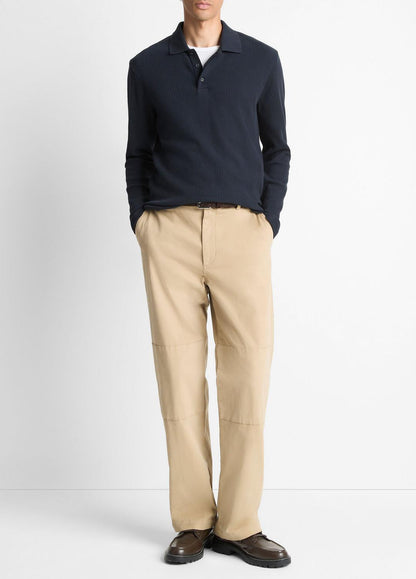 Variegated Cotton Polo Shirt in Henleys & Polos