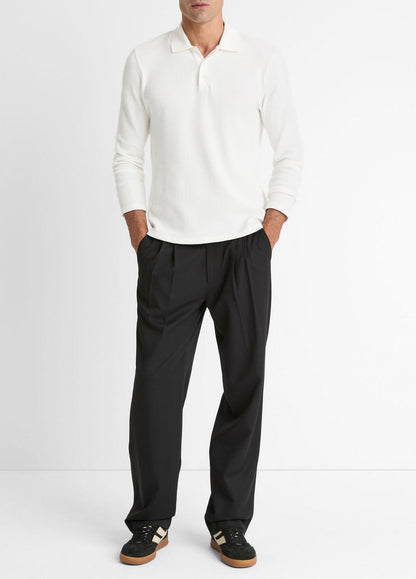 Variegated Cotton Polo Shirt in Henleys & Polos