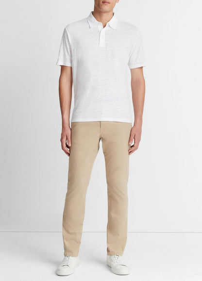 Linen Polo Shirt in Henleys & Polos