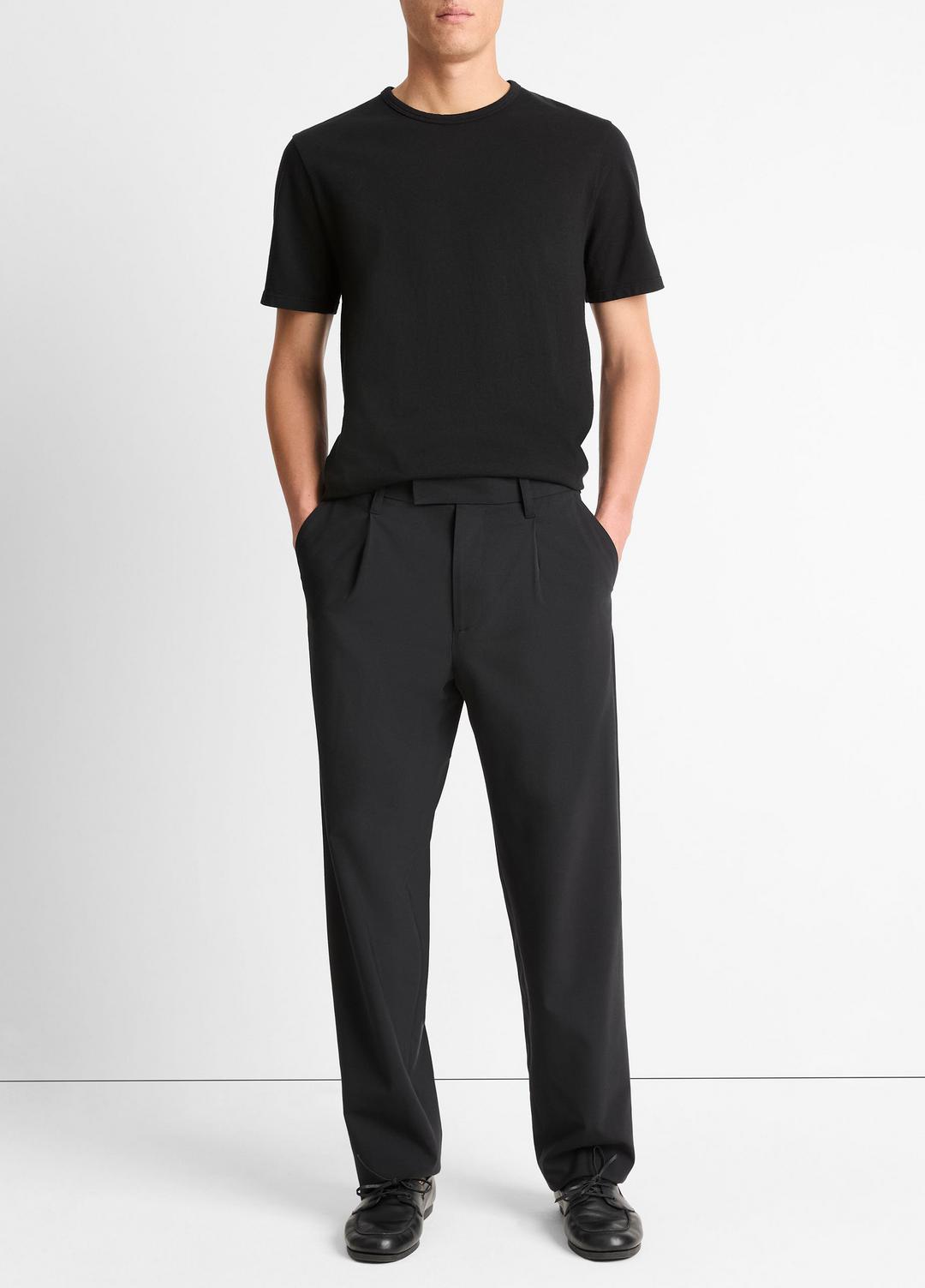 Garment Dye Cotton T-Shirt in Short Sleeve