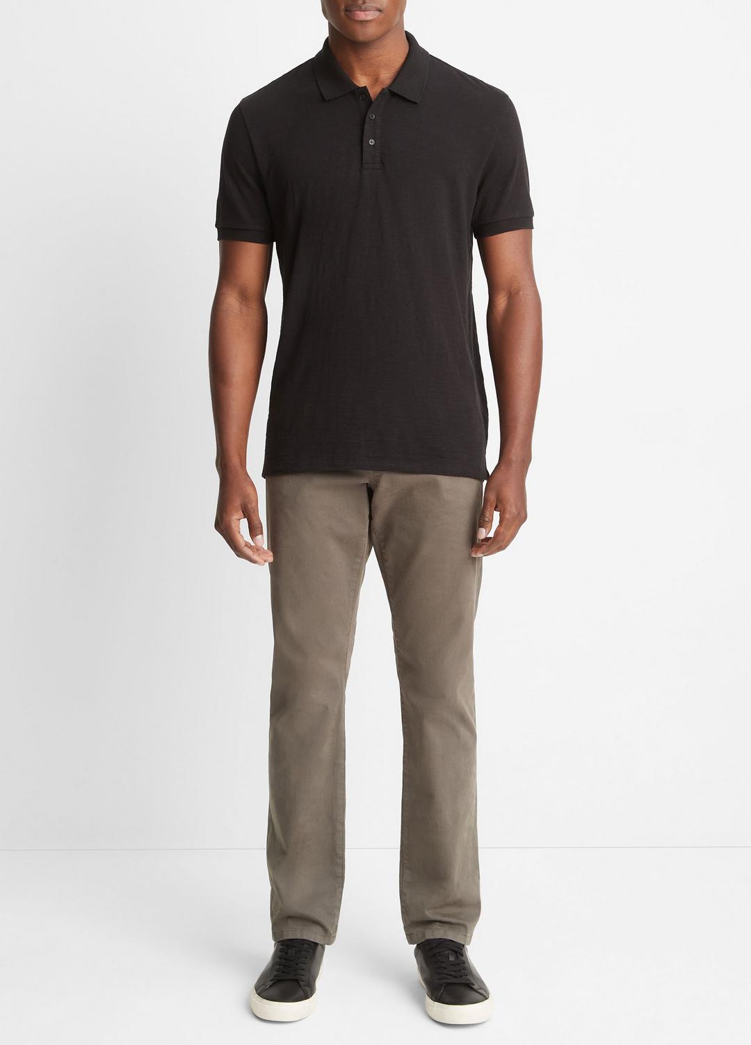 Classic Slub Polo Shirt in Henleys & Polos