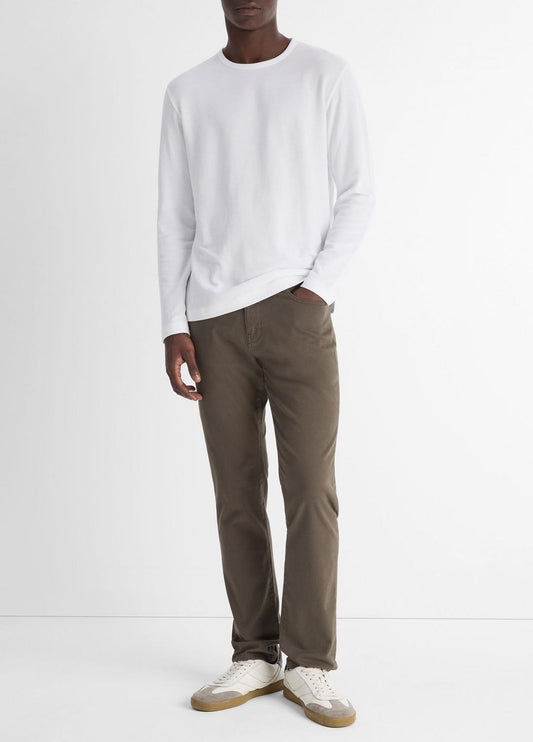 Pima Cotton Piqué Long-Sleeve T-Shirt in Long Sleeve