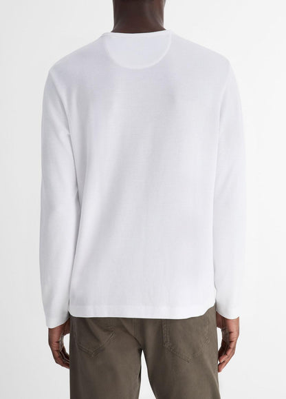 Pima Cotton Piqué Long-Sleeve T-Shirt in Long Sleeve