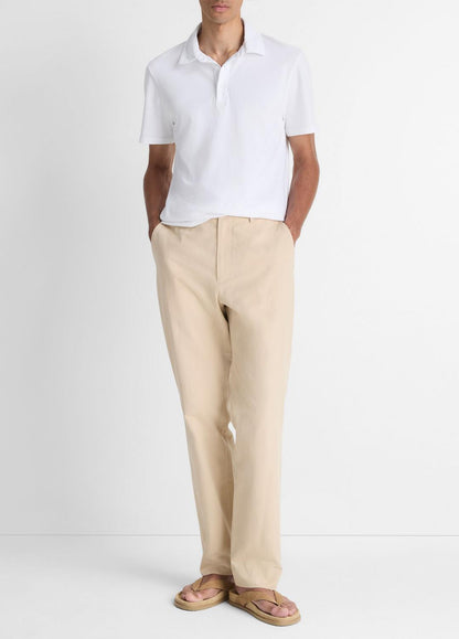 Garment Dye Cotton Polo Shirt in Henleys & Polos