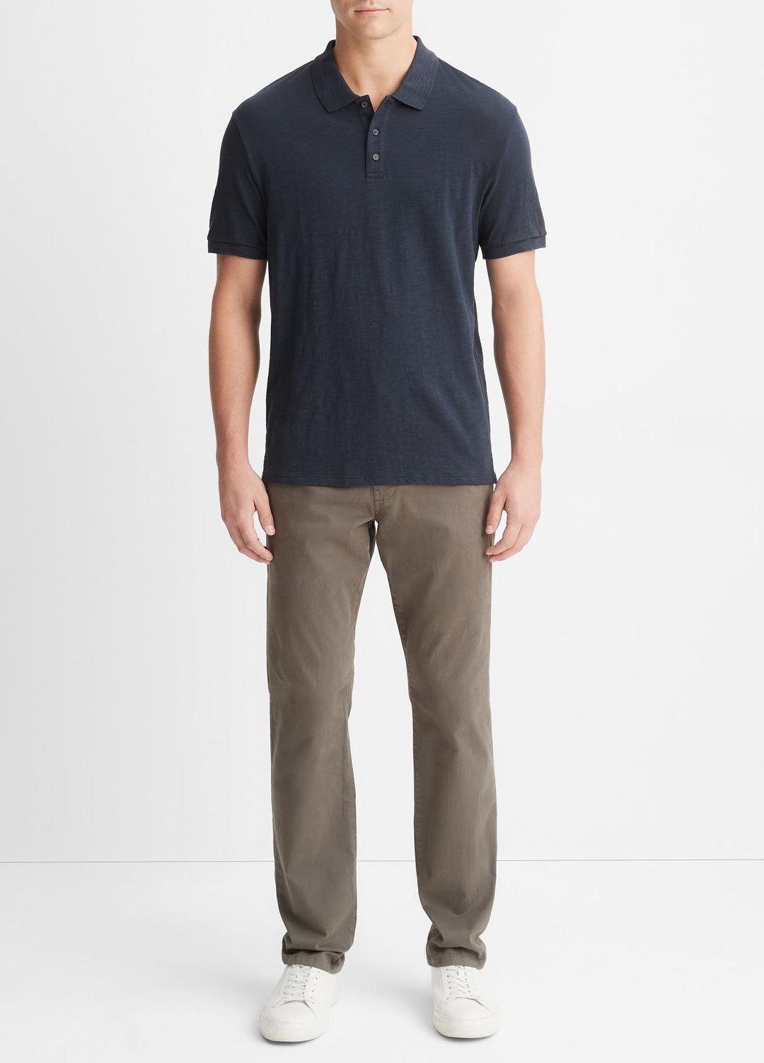 Classic Slub Polo Shirt in Henleys & Polos
