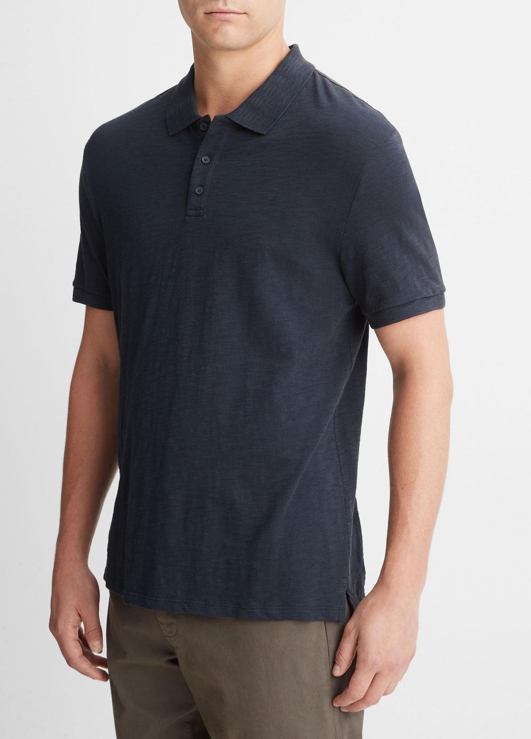 Classic Slub Polo Shirt in Henleys & Polos