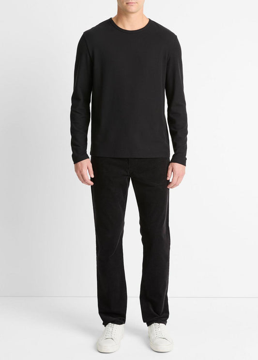 Pima Cotton Piqué Long-Sleeve T-Shirt in Long Sleeve
