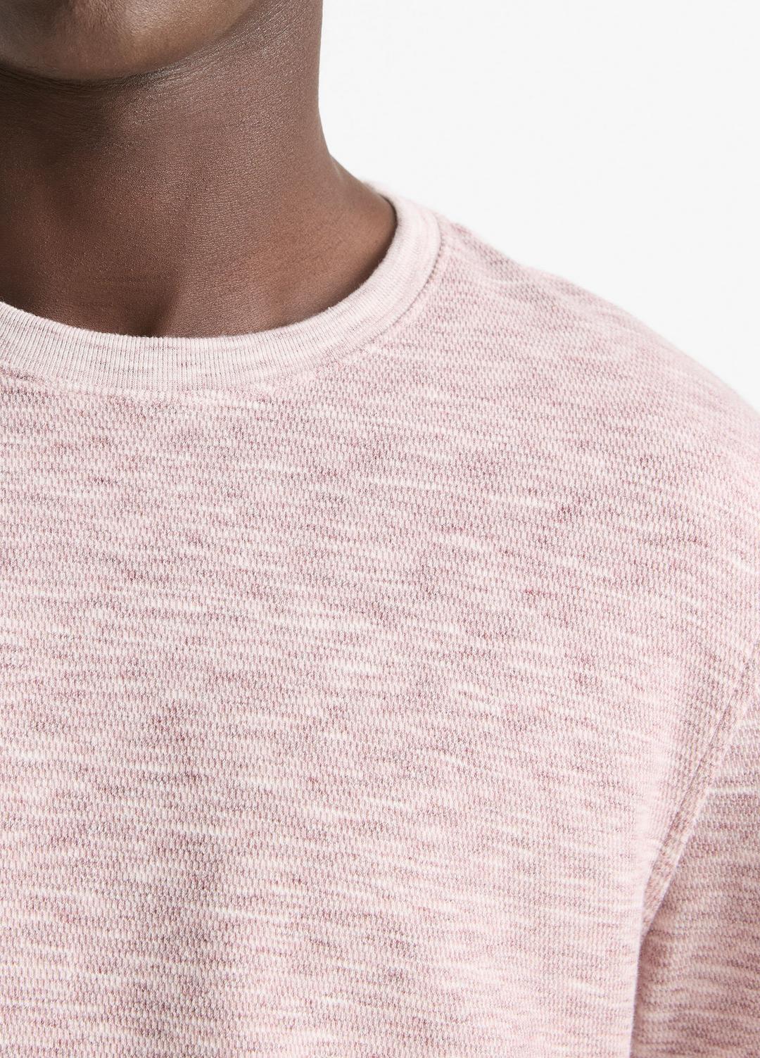 Space-Dye Cotton-Blend Long-Sleeve T-Shirt in Long Sleeve