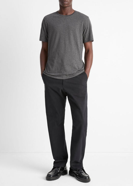 Pima Cotton Crew Neck T-Shirt in Short Sleeve