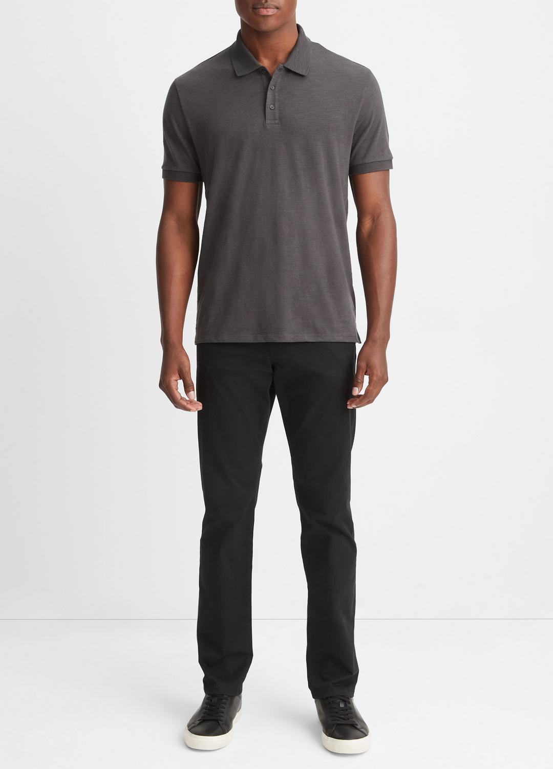 Classic Slub Polo Shirt in Henleys & Polos