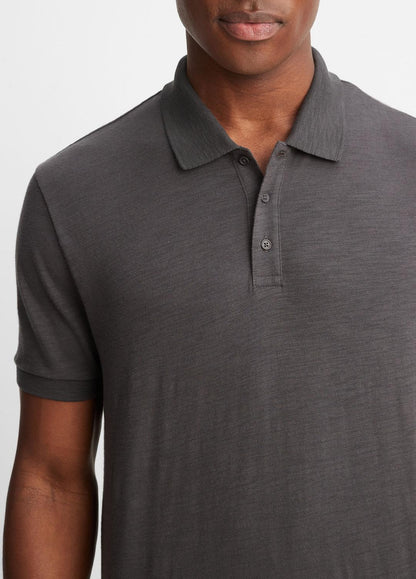 Classic Slub Polo Shirt in Henleys & Polos