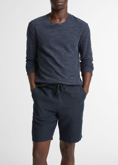 Double-Knit Cotton-Blend Long-Sleeve Shirt in Long Sleeve