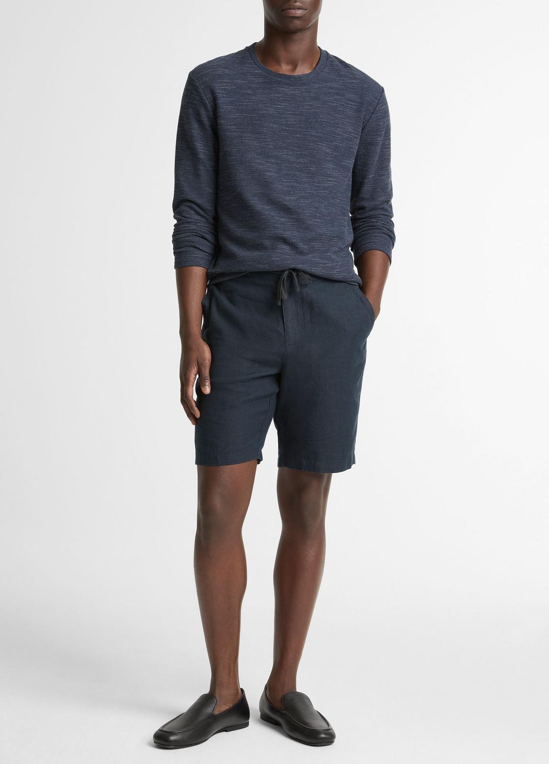 Double-Knit Cotton-Blend Long-Sleeve Shirt in Long Sleeve