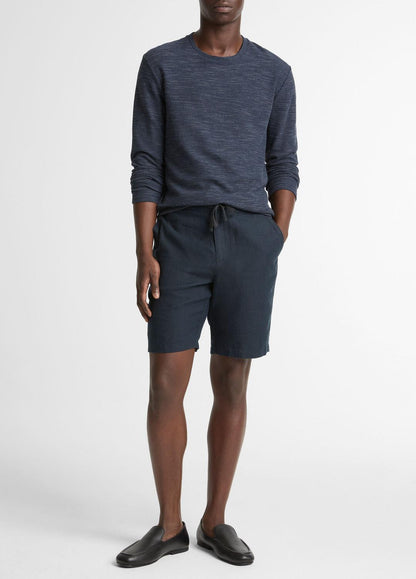 Double-Knit Cotton-Blend Long-Sleeve Shirt in Long Sleeve