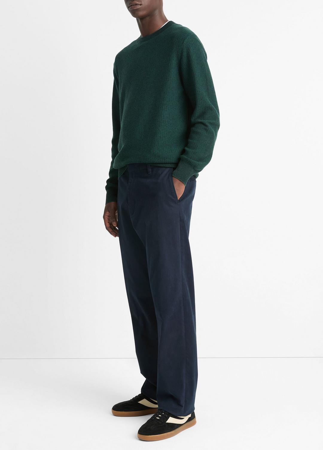 Louie Relaxed Stretch-Cotton Pant in Trousers