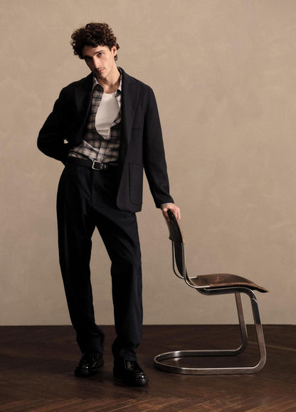 Louie Relaxed Stretch-Cotton Pant in Trousers