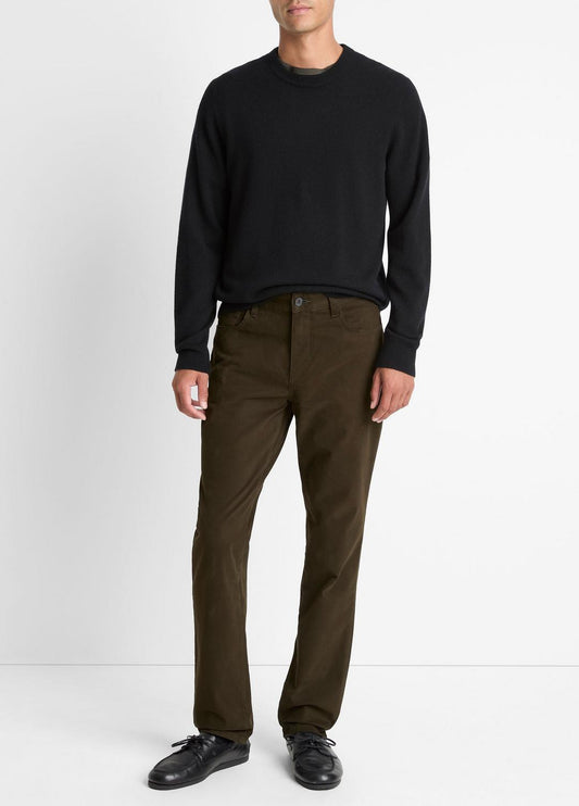 Dylan Slim 5-Pocket Peached Stretch-Cotton Pant in Trousers