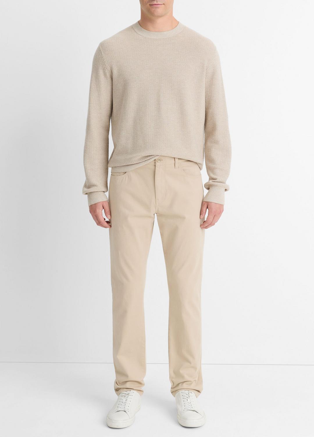 Dylan Slim 5-Pocket Peached Stretch-Cotton Pant in Trousers