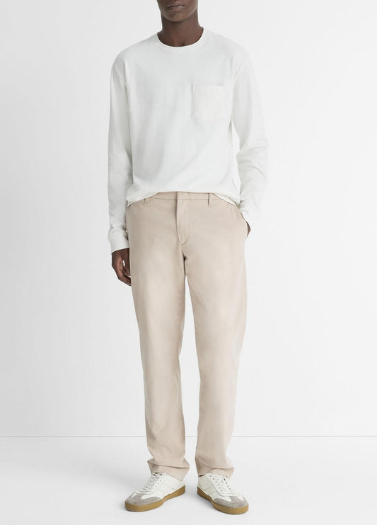 Dylan Slim Cotton Chino Pant in Trousers