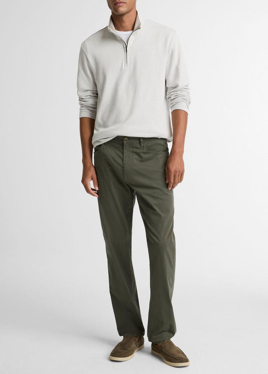 Dylan Slim 5-Pocket Cotton Sateen Pant in Trousers