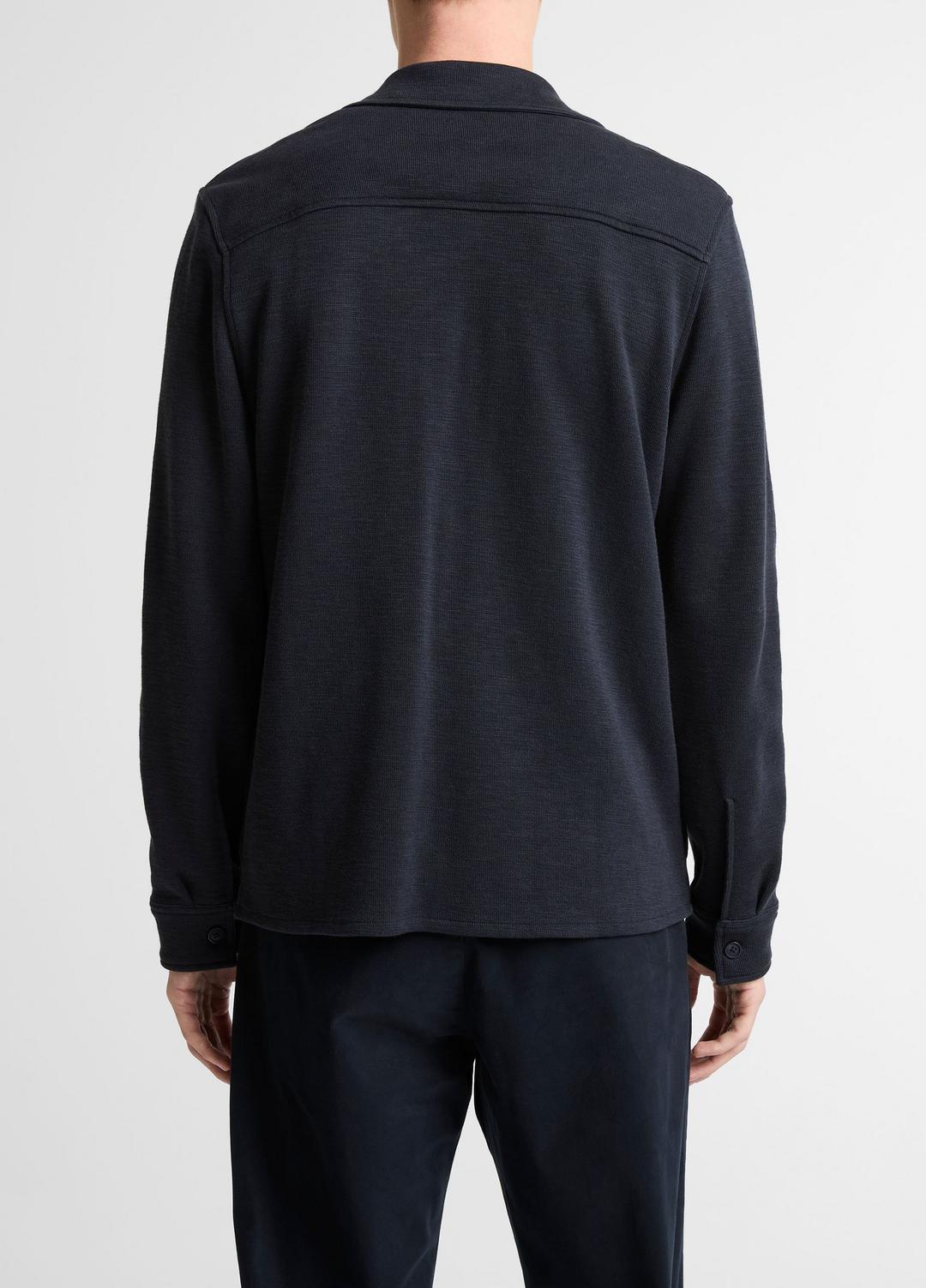 Double-Slub Cotton-Blend Shirt Jacket in Jackets