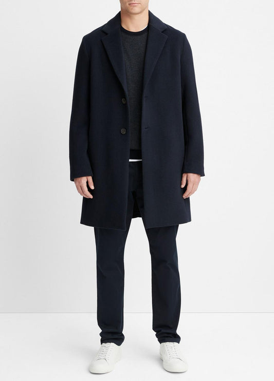 Classic Italian Wool-Blend Coat in Jackets & Outerwear