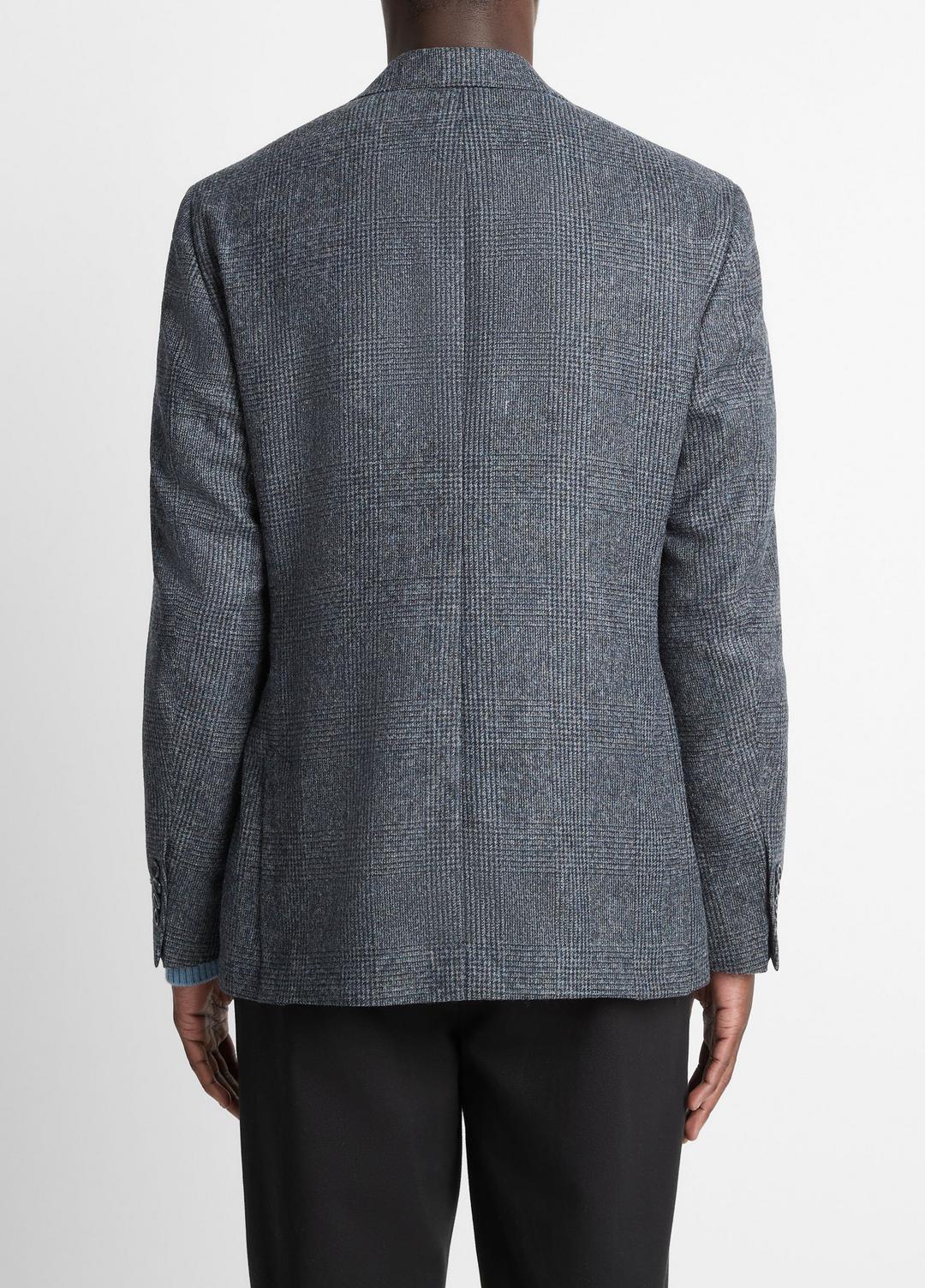Plaid Alpaca-Blend Relaxed Sport Coat in Blazers