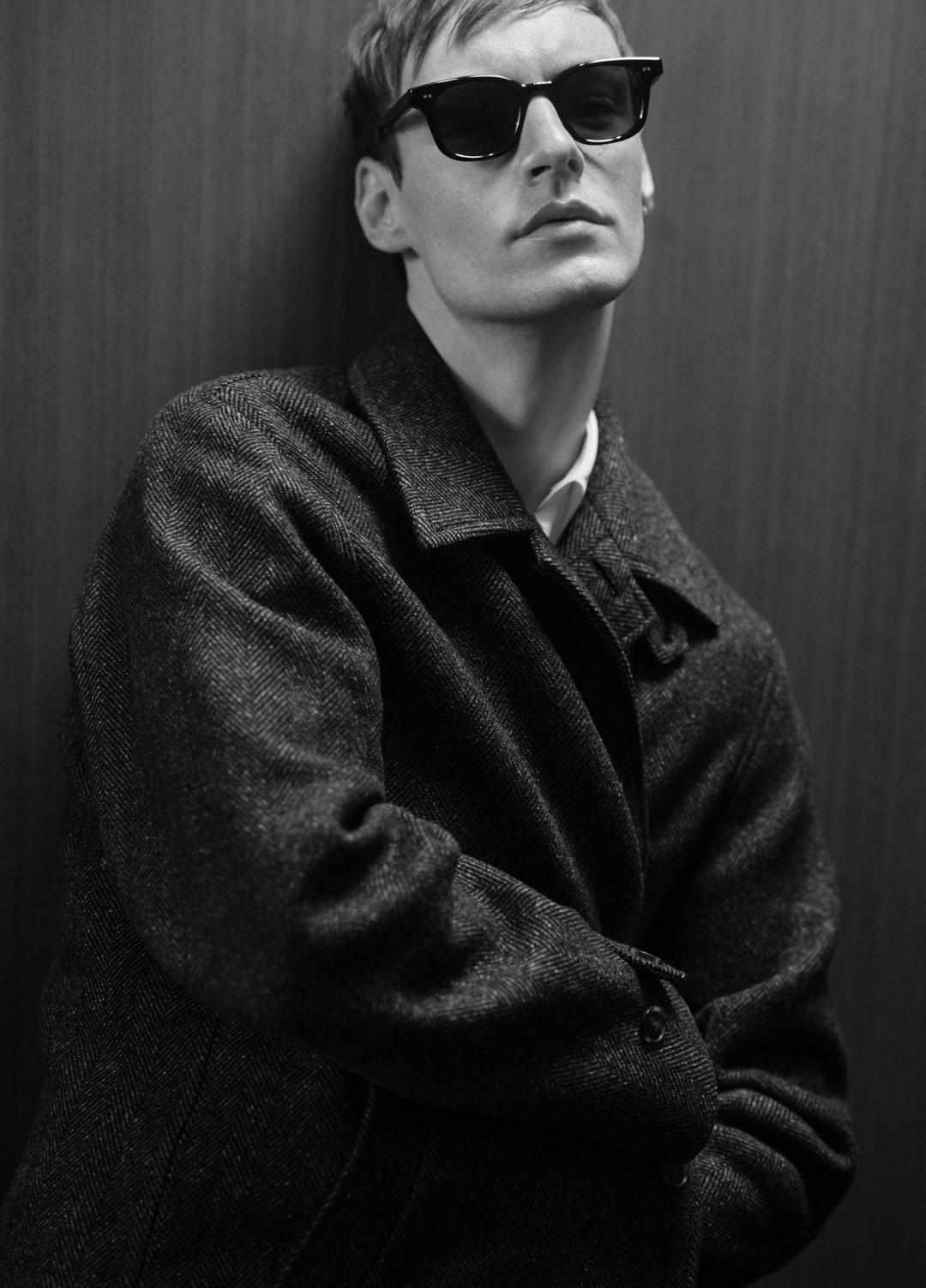 Italian Wool-Blend Balmacaan Coat in Coats