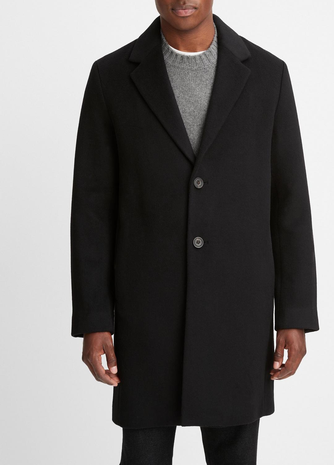 Classic Italian Wool-Blend Coat in Jackets & Outerwear