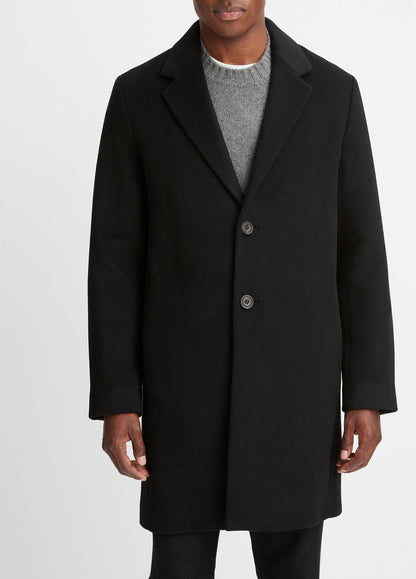 Classic Italian Wool-Blend Coat in Jackets & Outerwear
